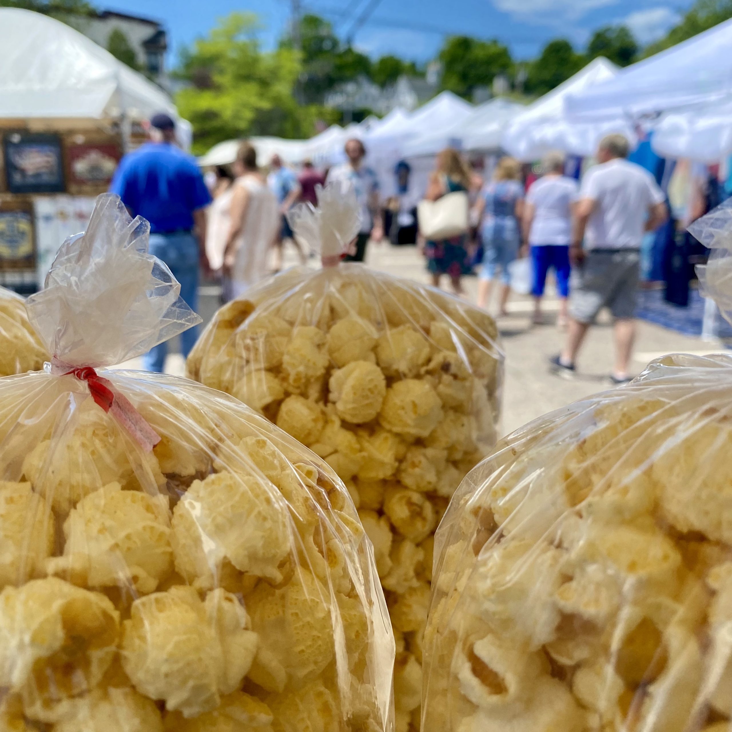 Kettle corn at the Memorial day Weekend Craft Festival